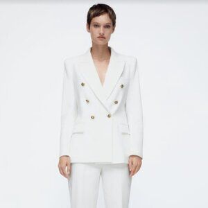 ZARA TAILORED DOUBLE BREASTED BLAZER